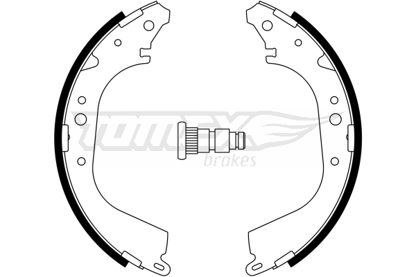 Sada brzdových čeľustí TOMEX Brakes